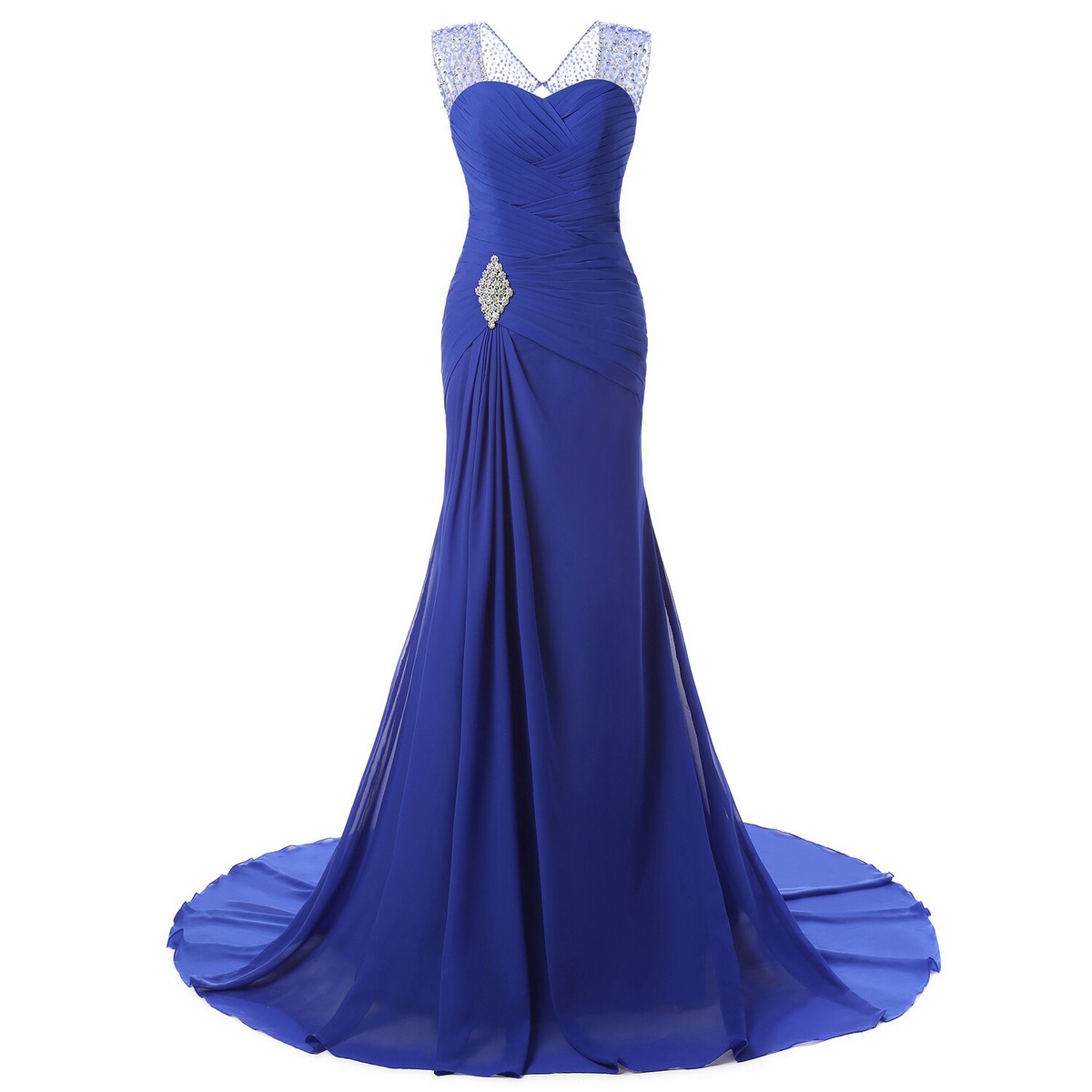 black low back evening dress High Neck Black Backless Prom Dresses, High Neck Black Open Back Forma –  jbydress main image 0