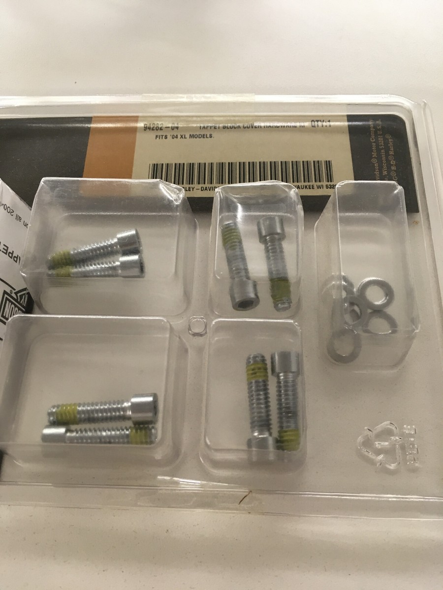 デンマーク NOS OEM Genuine Harley Davidson Tappet Block Cover Hardware Kit P