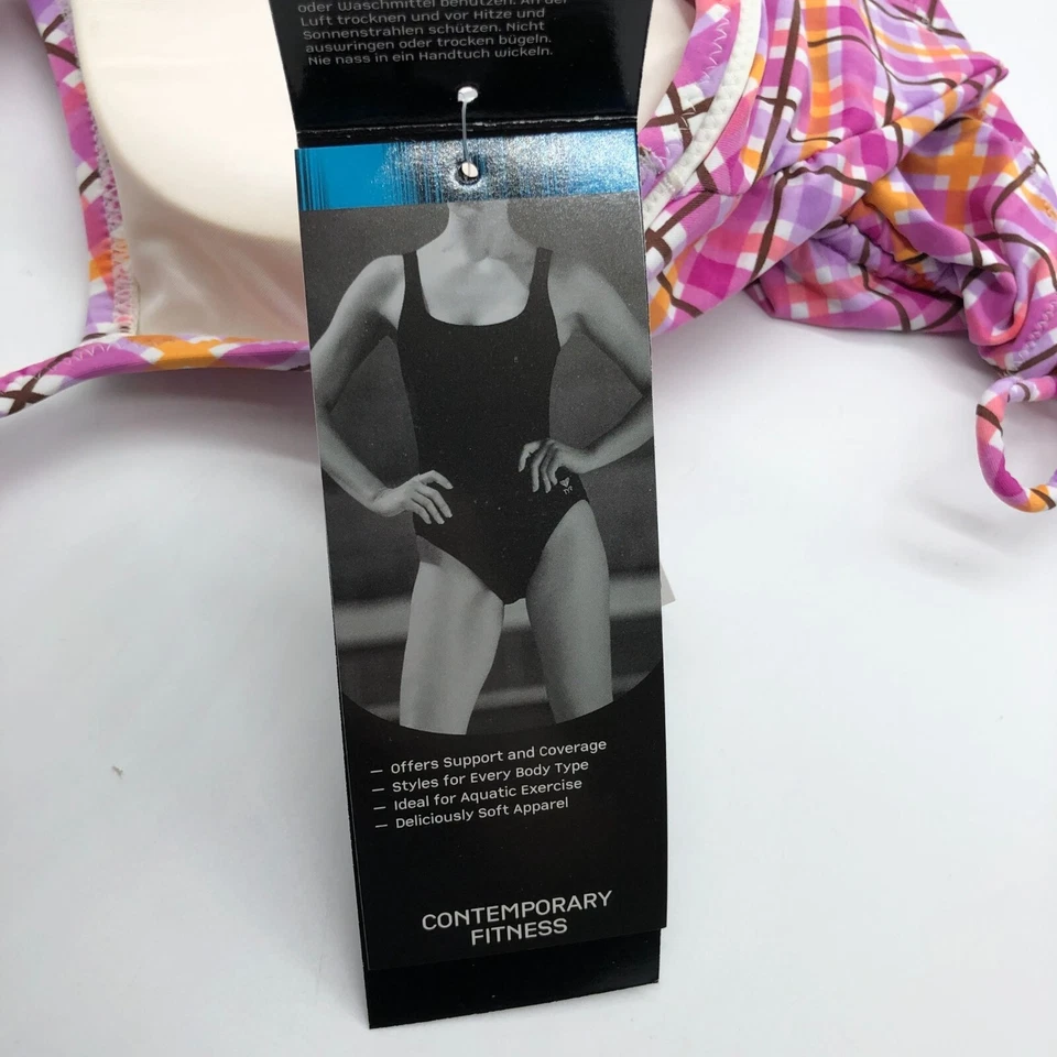 TYR женщин Phoenix клетку танкини плавать верхняя сторона галстуки съемные чашки Iris розовый 14 - Изображение 4 из 4