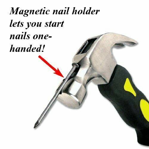 Stubby Klauenhammer 8 Unzen mit Magnetnagelstarter - Bild 2 von 2