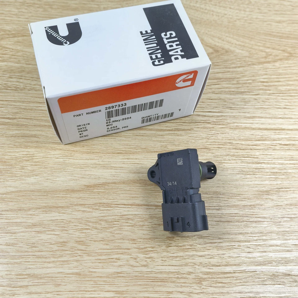 Sensor de presión de admisión de aire OEM Cummins MMAP para Dodge Ram 2500 3500 6,7 L 2897333 Foto 2 de 3