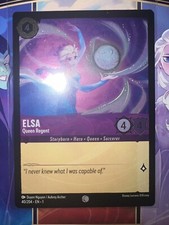 Disney Lorcana TCG CCG Elsa Queen Regent 40/204 Holo Foil Card MINT Pack Fresh 