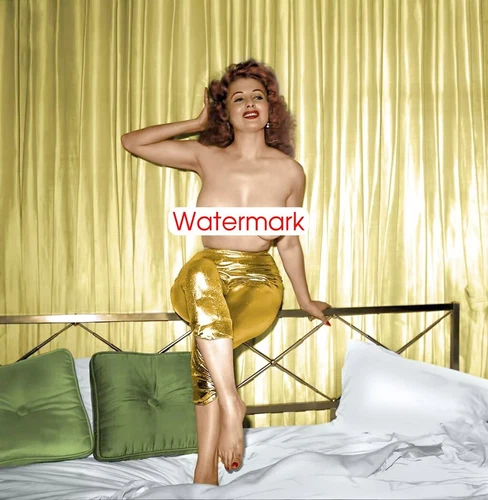 TEMPEST STORM Golden Glorious PEEKABOO! ** Hi-Res Pro Archival Photo (8.5"x11")