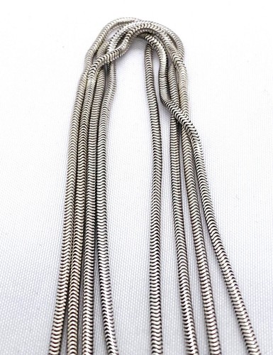 Collana Tiffany & Co serpente in osso avvolgente in argento sterling 925 lunga 38" - Foto 10 di 12