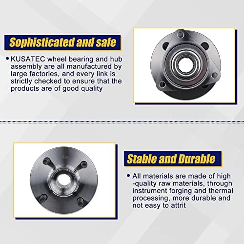 513205 Front Wheel Hub and Bearing Assembly 4 Lug Without ABS Compatible with - Picture 5 of 9
