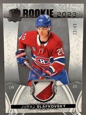 2022-23 Upper Deck The Cup Juraj Slafkovsky Rookie Class of 2023 Patch RC 23/49