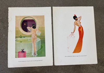 George Petty Esquire Magazine ads Pin-up girls with humorous caption (2)