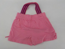 HANDMADE UPCYCLED KIDS PURSE PINK SHORTS 14 X 9.5 INCHES TOTE DOUBLE HANDLES