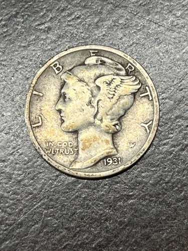 1931 D Mercury Dime VF