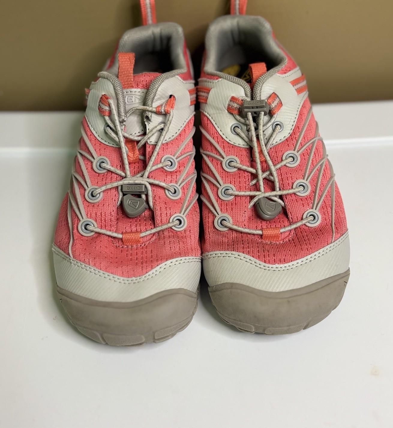 Scarpe Keen Youth taglia 4 Chandler Cuz scarpa rosa grigia regolabile escursionismo in acqua