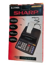 Sharp EL-2196BL Basic Calculator New