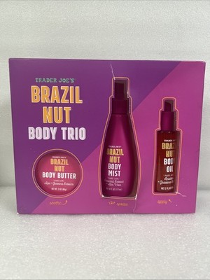 Trader Joe's Brazil Nut Body Trio Includes Brazil Body Butter.  READ DESCRIPTION