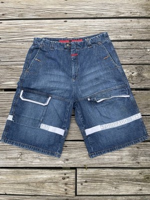 VTG Y2K Marithe Francois Girbaud Denim Shorts Shuttle Size 38 Jeans Hip Hop