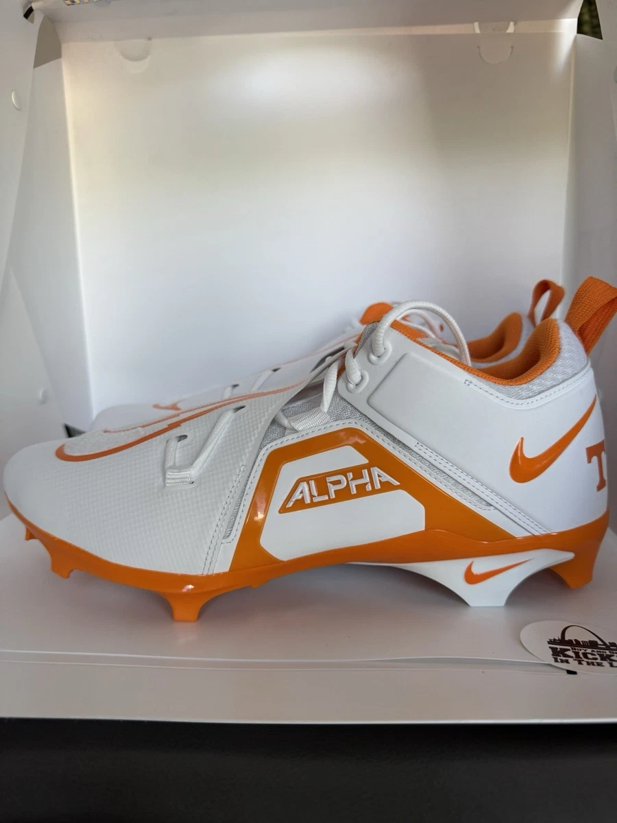 NEW Nike Alpha Menace 3 Tennessee Vols PE Football Cleats FJ6126-103 Size 14 W Nike Alpha Menace 3 Tennessee Vols PE Football Cleats FJ6126  main image 3
