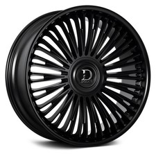 Dolce Luxury Razzo Wheel 22x9.5 35 6x135 106.2 Black Single Rim