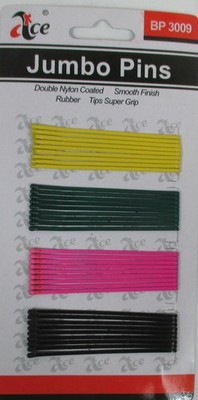 LOT OF2 PACK --1.75'' REGULAR  OR 2.75'' HAIR STYLING BOPPINS,DOUBLE COATING
