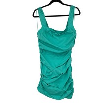 Astr the Label dress ruched bodycon minidress aqua Medium M