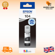 Genuine Epson 104 Black Epson EcoTank Printer Ink Bottle for ET-2720