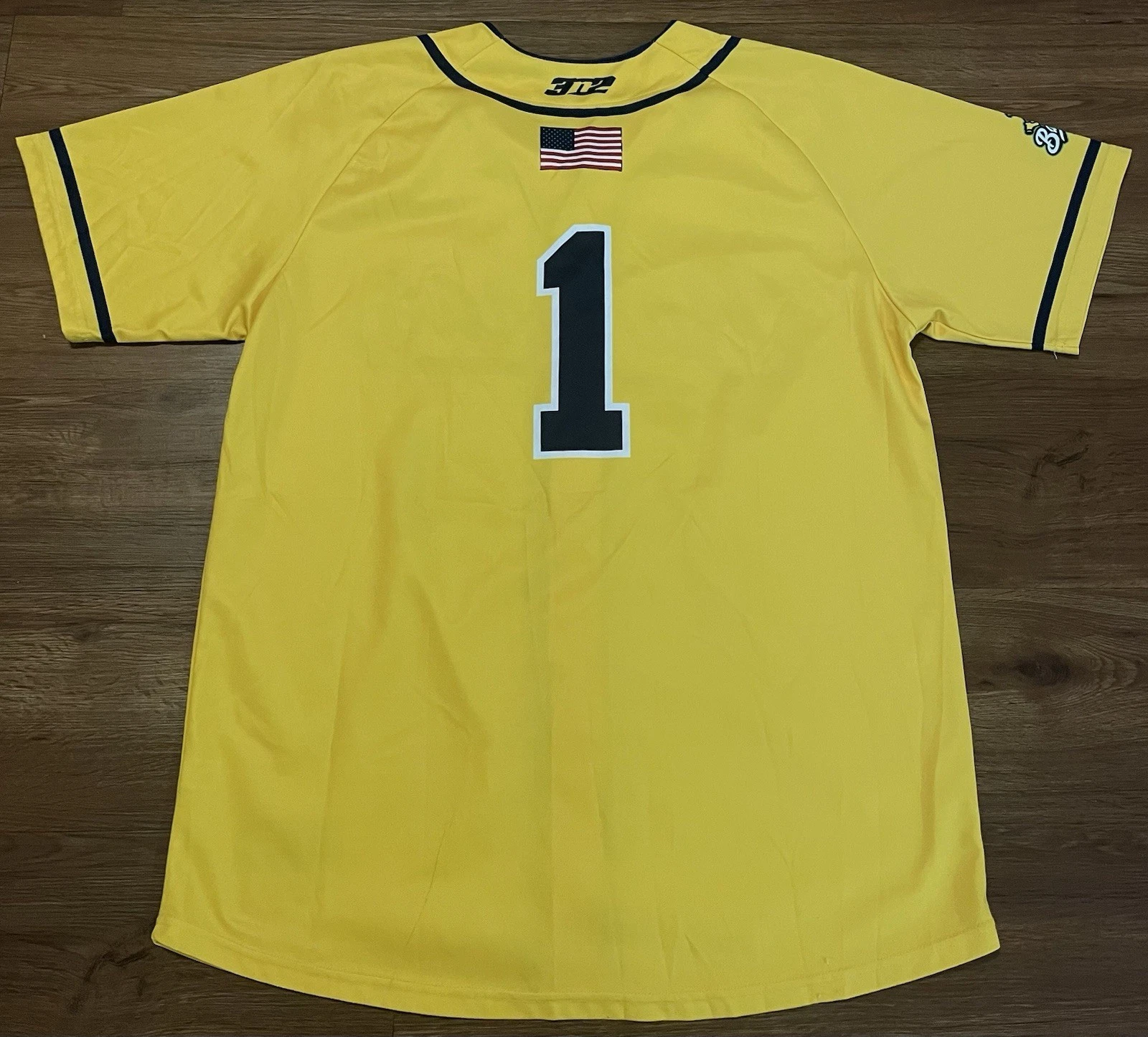 Savannah Bananas Jersey Yellow #1 Baseball Double Sided USA