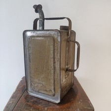 Vintage 1950s Esso blue parafin can original not reproduction!!!