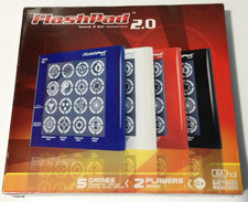 FlashPad 2.0 Touch N Go Blue FlashPad Electronic Memory Game 5 Games 2 Players