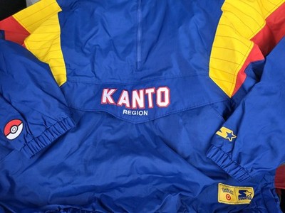 Pokemon x Target Starter Pullover Jacket Blue Kanto Region Windbreaker Size 2XL