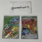 Pokemon First Partner Illustration Collection Series 1 Bulbasaur And Charmander