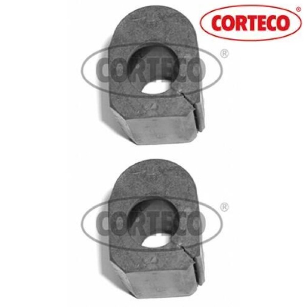 2X Lagerung FüR Stabilisator Corteco 21652447 Stabilager Gummilager-image
