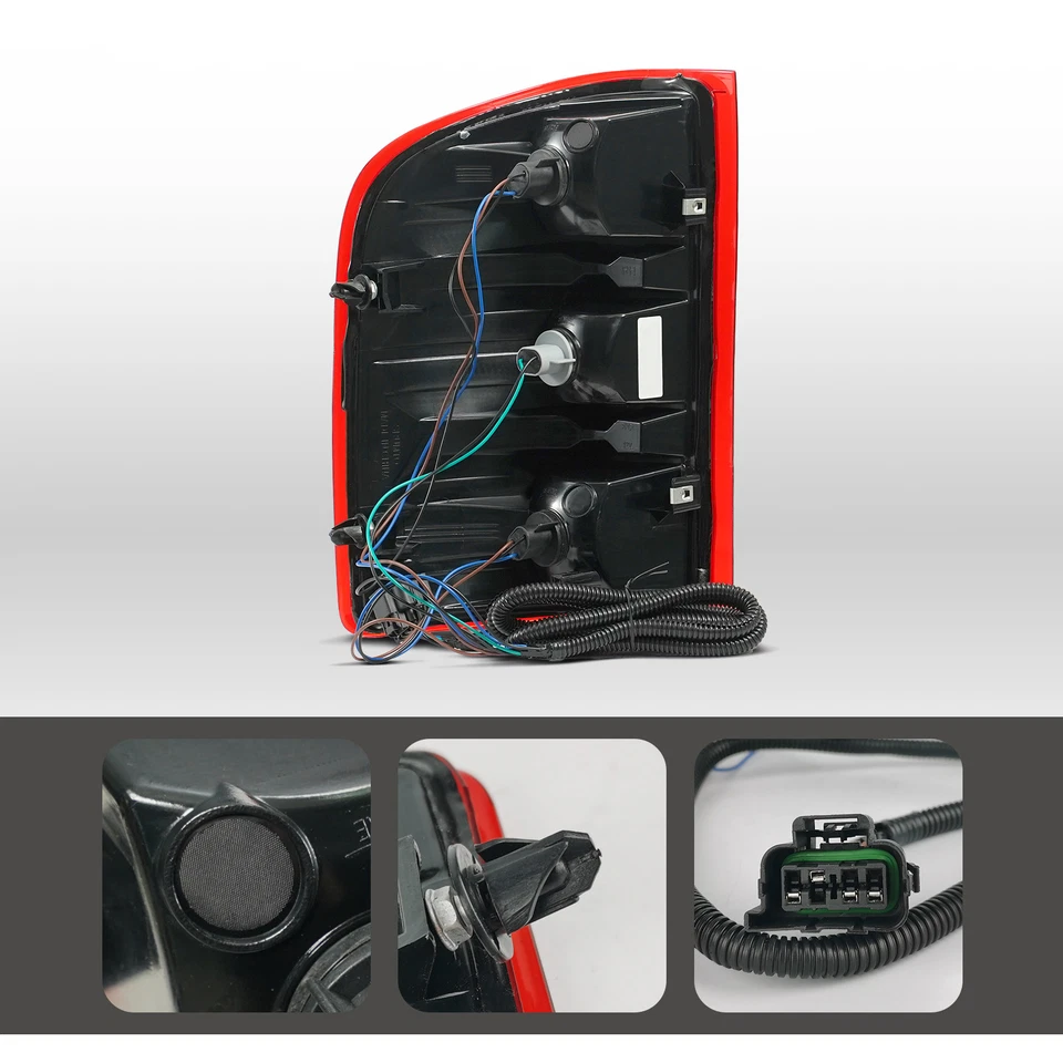 适用于 2007 - 2013 雪佛兰 Silverado 1500 2500 3500 卤素尾灯乘客侧 — 第 3/4 张图片