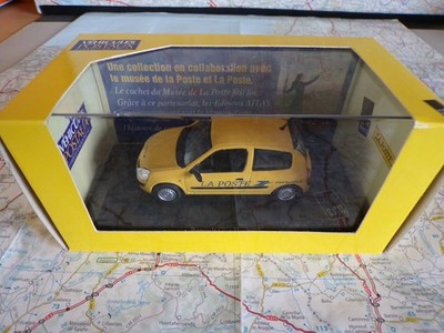 Renault Clio 2 La Poste 2002 Atlas 1/43 series Musée de La Poste in box