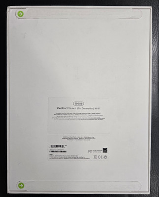 Apple iPad Pro 12.9-inch 6th Generation Wi-Fi 256GB Space Gray - New Sealed