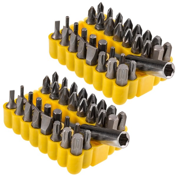 Schraubendreher Bitsatz Spezialbit 66-Tlg. Torx Hex Ph Pz Schlitz Sechskant Bit-image
