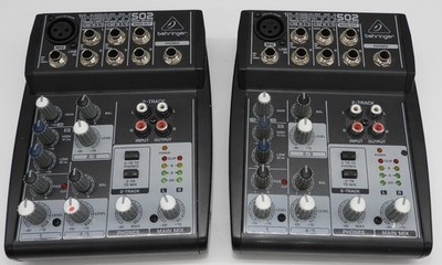 2 Stück Behringer XENYX502 Stereo Mixer   Defekt