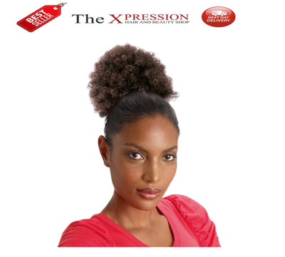 Big Afro EZ Pferdeschwanz Haarverlängerung Synthetik Natur Stil Next Day UK