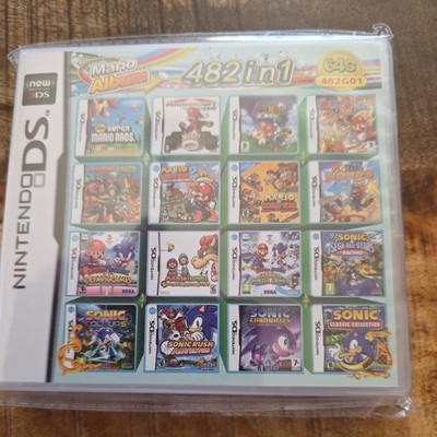 Nintendo DS Mario Album 482-in-1 Spielesammlung Gebraucht 1A