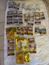 Lot 34 Packages WISE COMPANY FOOD Emergency Survival Freeze Dried 25 YR Life!
