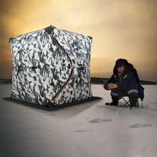 Snowfields Portable Ice Fishing Tent, Fishing Shelter, Thermal Ice Fishing Tent