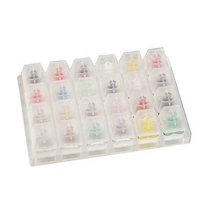 Kailh Box 24Switch Tester with Acrylic Blank Base Keycap for Mechanical Keyboard