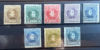ESPAÑA 1901 1905 Alfonso XIII Cadete Edifil 241 252