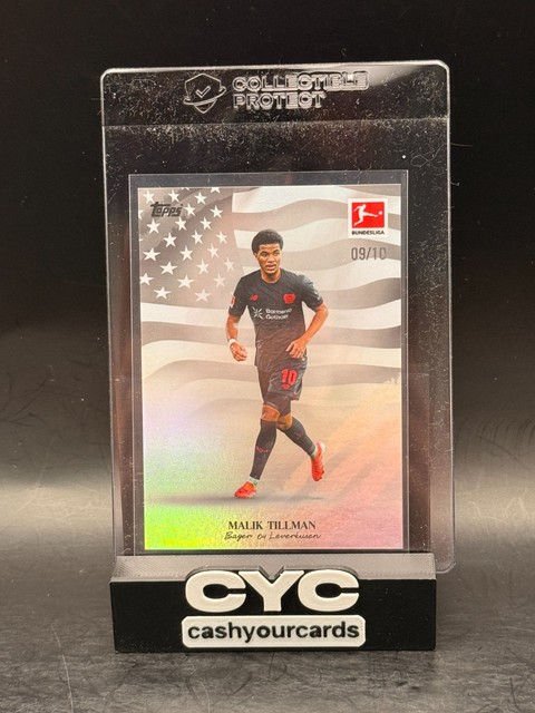 Malik Tillman Black /10 2025-26 Topps International Stars Bundesliga