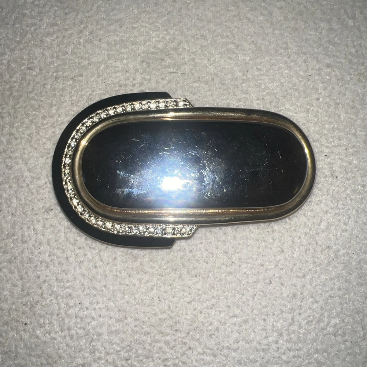 ALEXIS KIRK | Vintage Metallic Rhinestone Clip Belt | OS Alexis Kirk Belt Vintage - Etsy main image 4