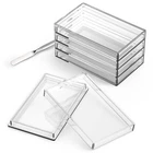 Yncotte 10oz Silver Bar 3.8 inches x 2.3 x 0.52 inches, Transparent