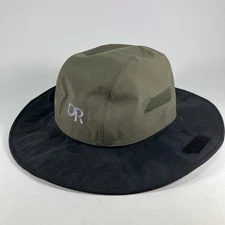 Outdoor Research Seattle Rain Hat Black/Fatigue Gore-Tex Waterproof. Unisex M