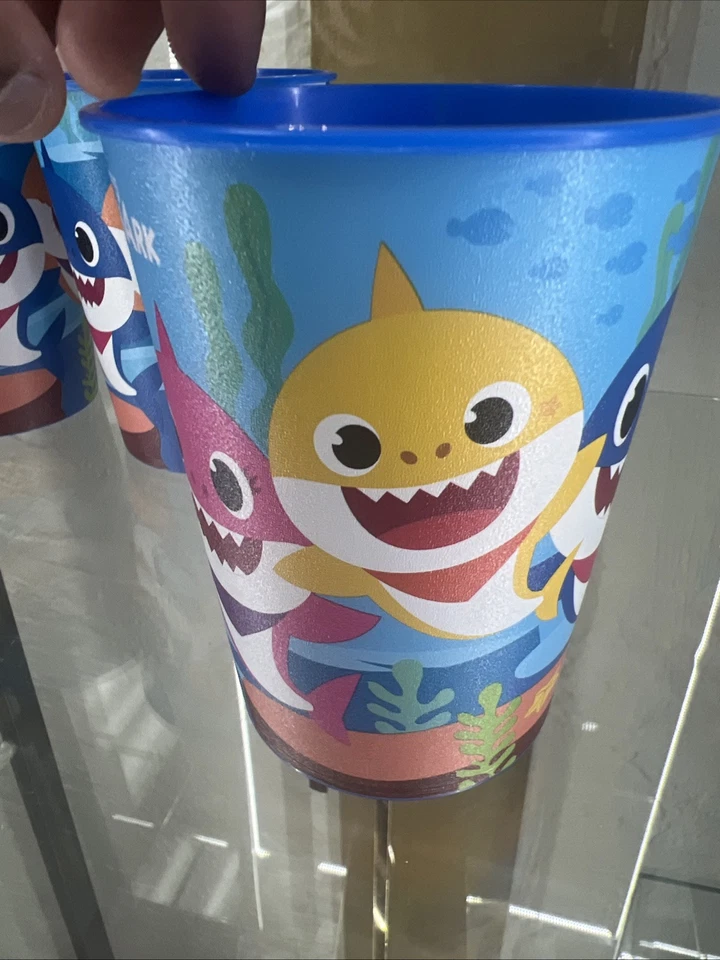 4 Pack Lot Baby Shark Designware 16oz Party Cups Plastic Favor Stadium Keepsake - Image 4 of 4