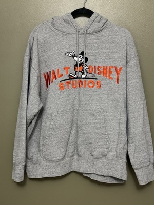 Mickey Mouse Walt Disney Studios Pullover hoodie Embroidered Size XL