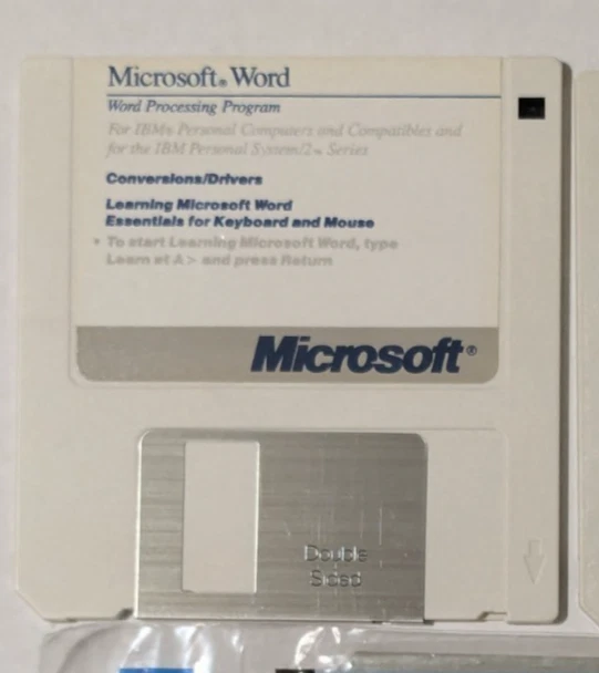 Microsoft Word Processing Program for IBM & 1 blank Floppy 3.5 - Image 2 of 4