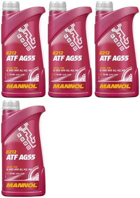 4l Mannol 8212 ATF AG55 Automatikgetriebeöl 4x1l für ETL 7045E/8072B/N402