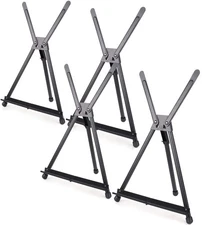 4 Pack 22 Inches Art Easel Stand Tabletop, Aluminum Display Stand, Photo Hold...
