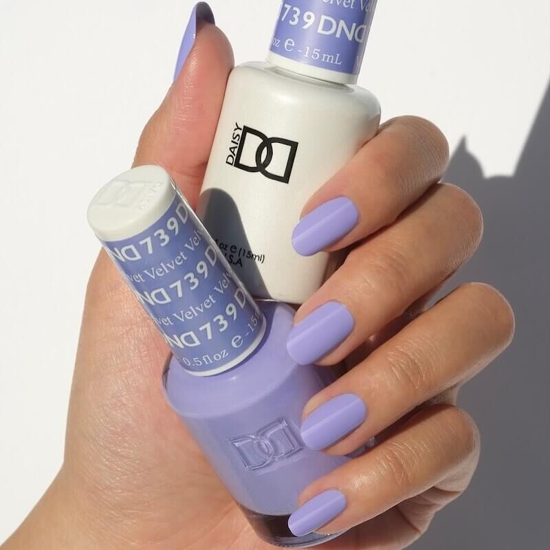 DND - Gel Polish & Matching Nail Lacquer - #739 Velvet | eBay