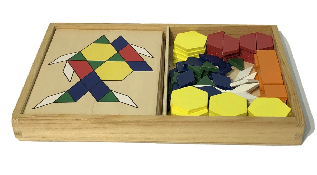 Melissa & Doug Pattern Block and Boards Classic